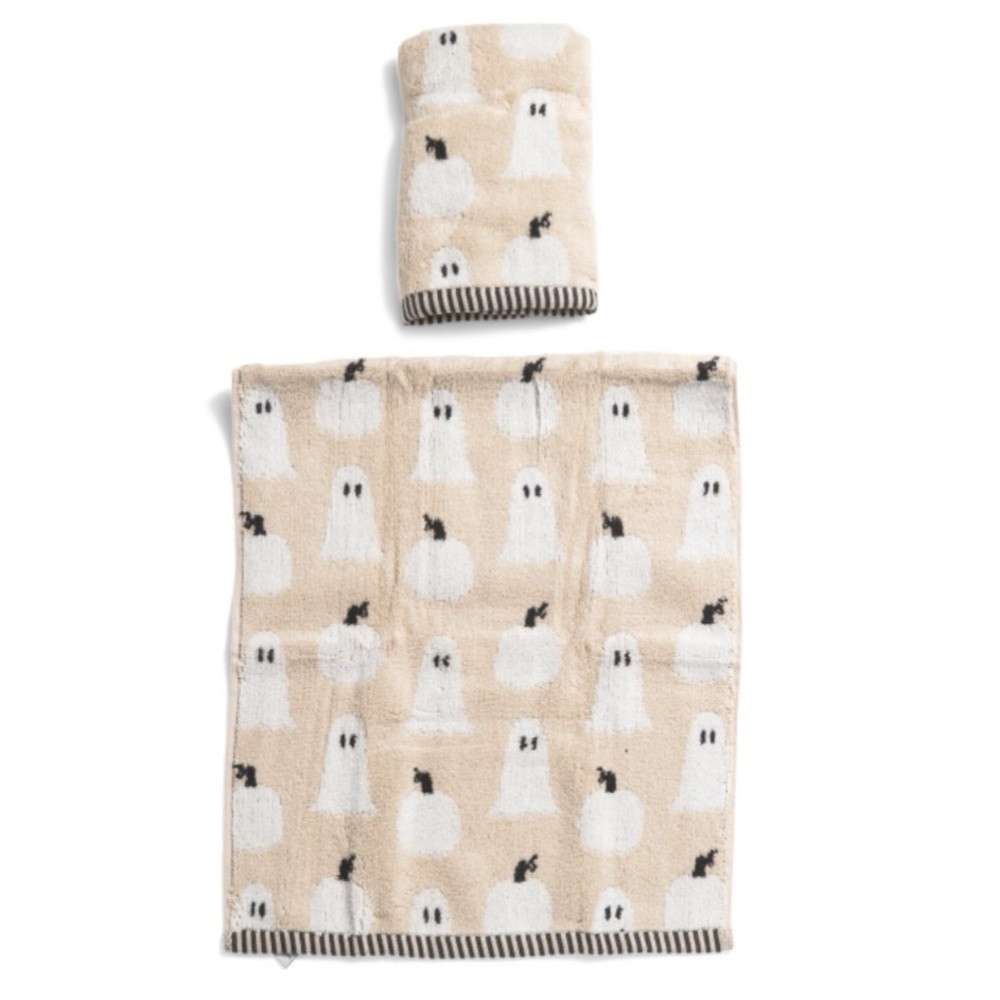 Spooky Pumpkins Hand Towels 2 Pack